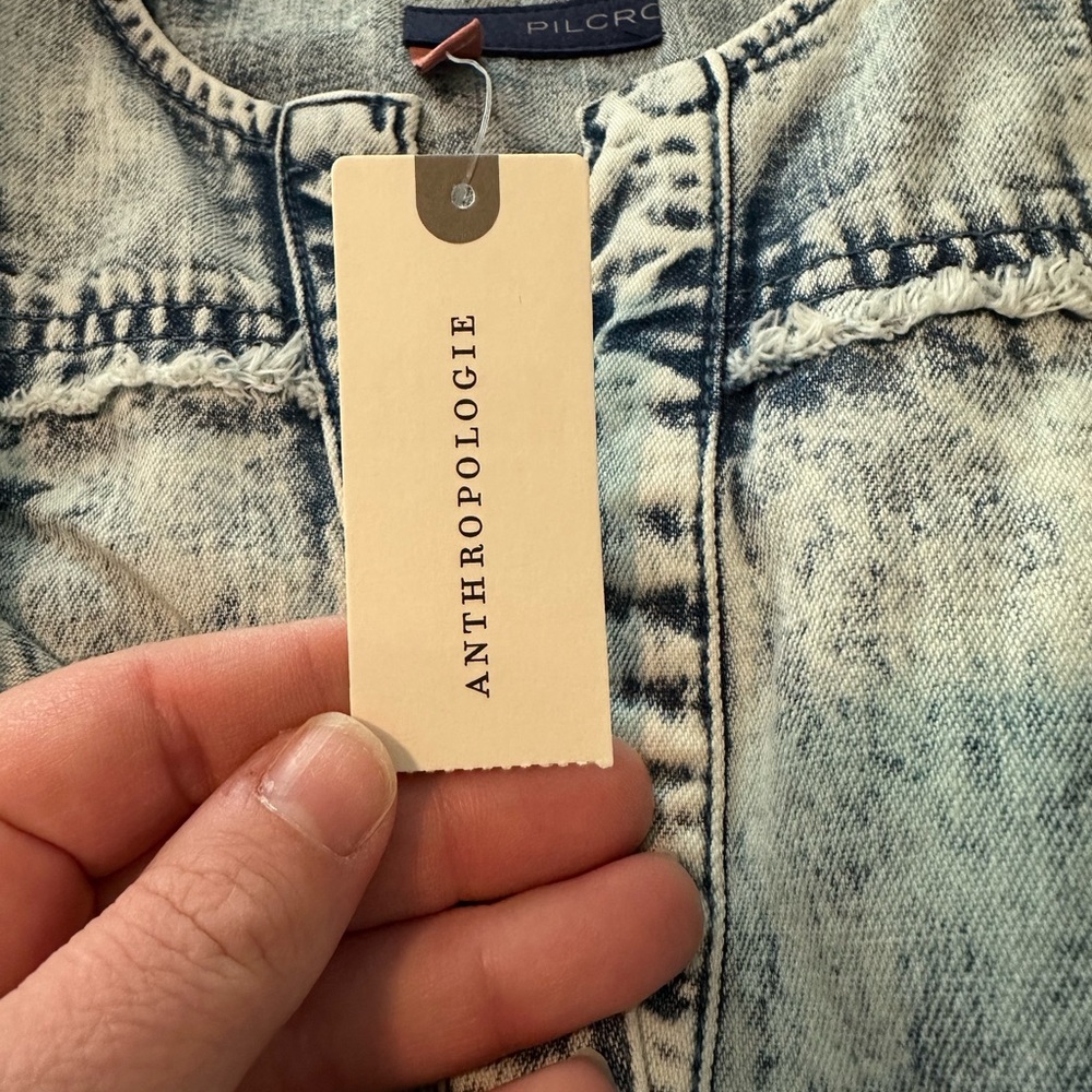 XS Denim Dress by Anthropology - Picture 5 of 7